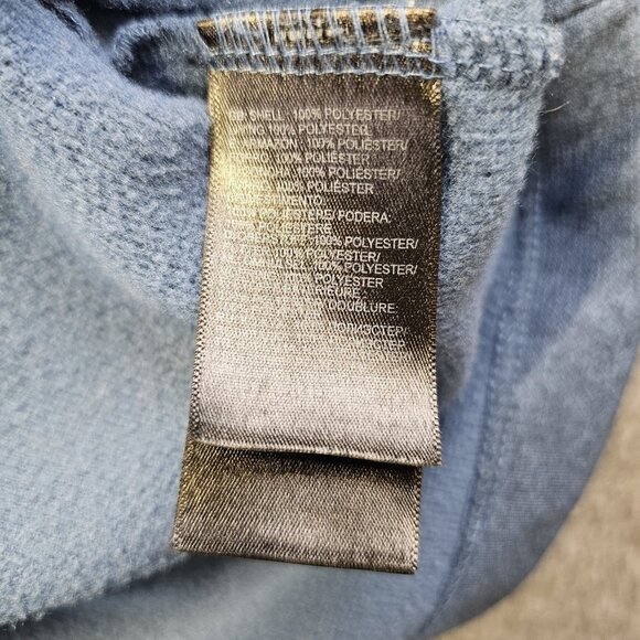 The North Face Canyonlands 1/2 Zip Pullover Fleece Sweater Zip Pocket Blue XL - Picture 8 of 8